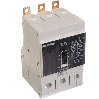 Siemens HGB3B030B Molded Case Circuit Breaker | 600V 30A 3P 100kA@240V Bolt-On VL Series