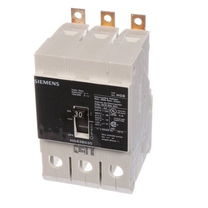 Siemens HGB3B030B Molded Case Circuit Breaker | 600V 30A 3P 100kA@240V Bolt-On VL Series