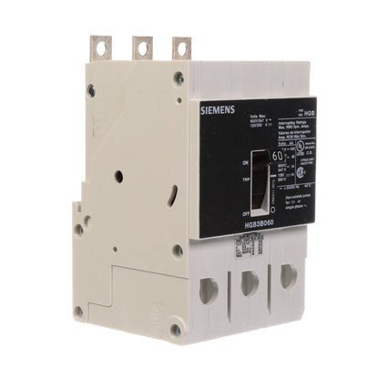 Siemens HGB3B060B Molded Case Circuit Breaker | 600V 60A 3P 100kA@240V Bolt-On VL Series