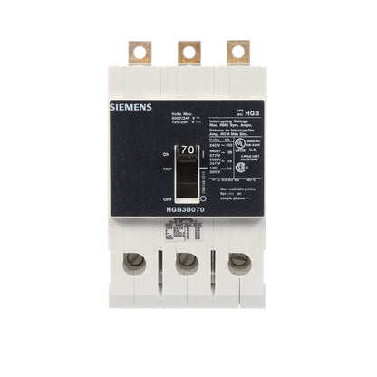 Siemens HGB3B070B Circuit Breaker | VL Series HGB 600V 70A