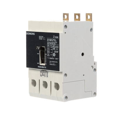 Siemens HGB3B070B Circuit Breaker | VL Series HGB 600V 70A