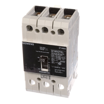Siemens HGG3B100L Circuit Breaker | 600V 100A 3P 35kA@480V Feed-Thru VL Series