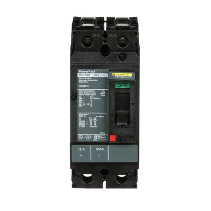 Square D HGL26030 Circuit Breaker | 600V 30A 2P 35kA@480V Bolt-On Powerpact HGL