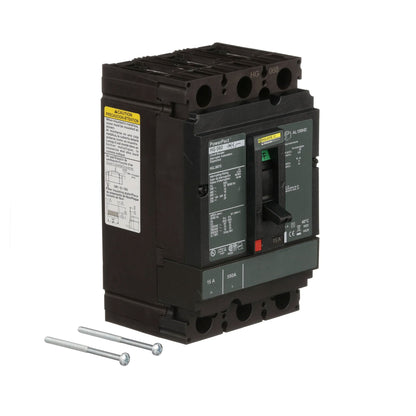 Square D HGL36015 Circuit Breaker | 600V 15A 3P 35kA@480V Bolt-On Powerpact HGL