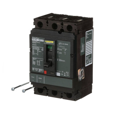 Square D HGL36015 Circuit Breaker | 600V 15A 3P 35kA@480V Bolt-On Powerpact HGL