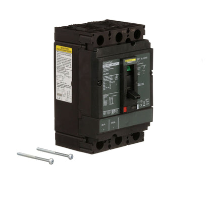 Square D HGL36020 Circuit Breaker | 600V 20A 3P 35kA@480V Bolt-On Powerpact HGL