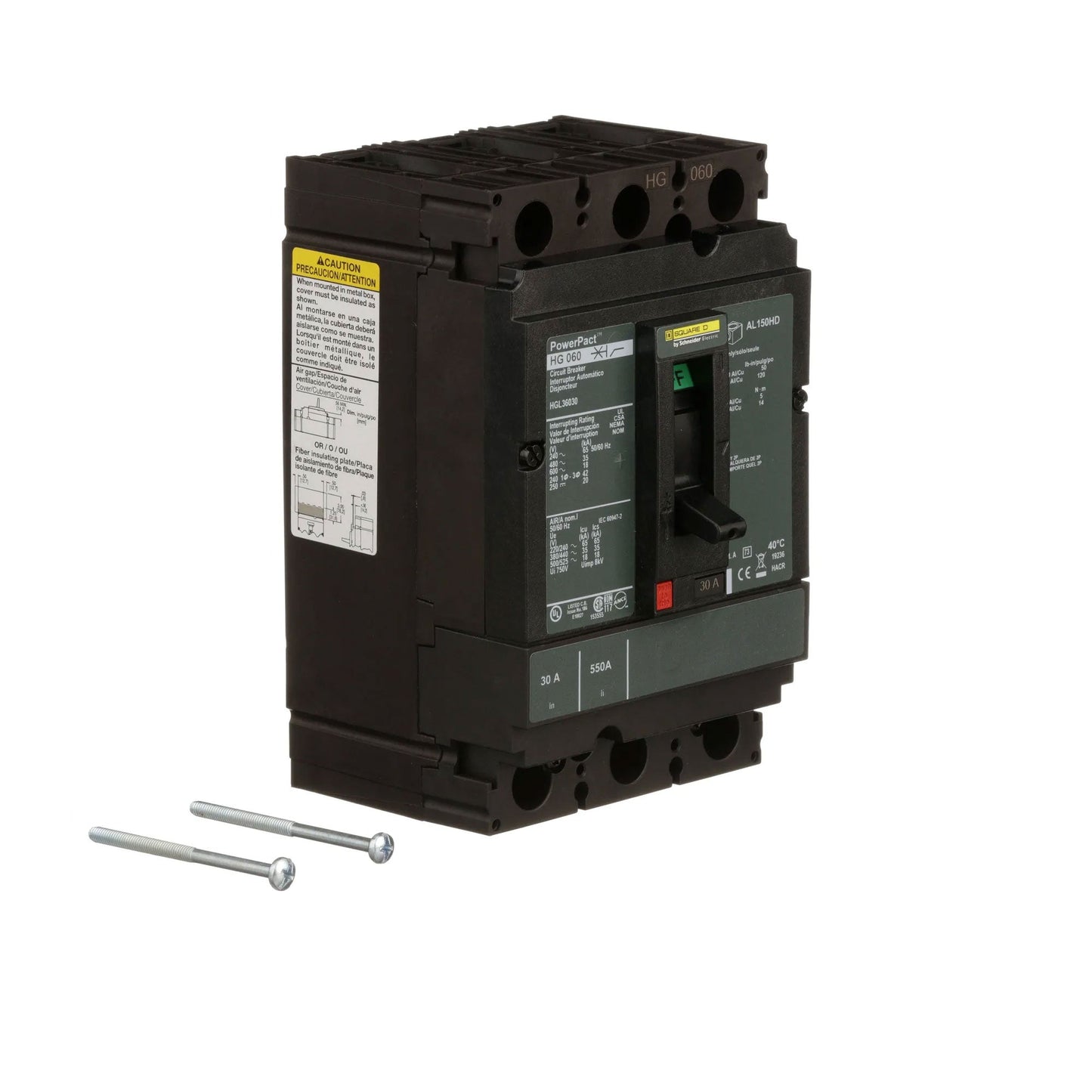 Square D HGL36030 Circuit Breaker | Powerpact HGL 600V 30A