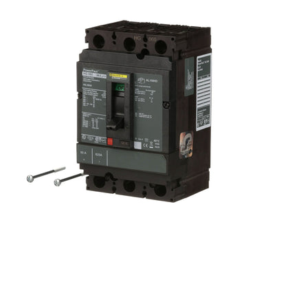 Square D HGL36050 Circuit Breaker | 600V 50A 3P 35kA@480V Bolt-On Powerpact HGL