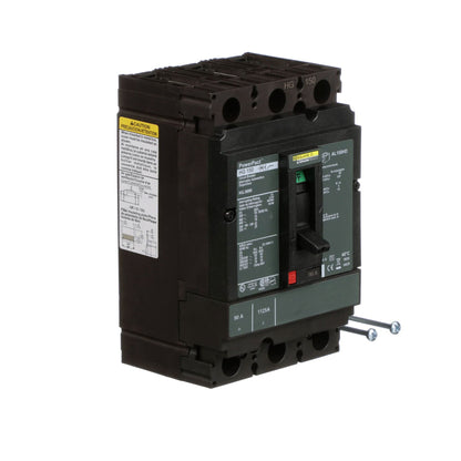 Square D HGL36090 Circuit Breaker | 600V 90A 3P 35kA@480V Bolt-On Powerpact HGL