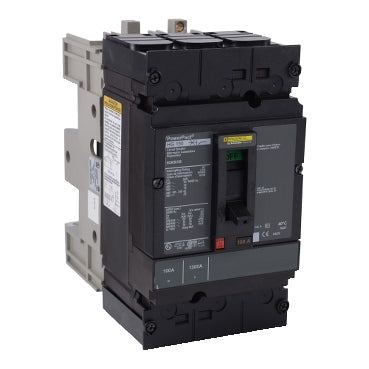 HGN36100 - Square D Plug-In 600V 100A 3 pole circuit breaker 35kA@480V - Essential Electric Supply