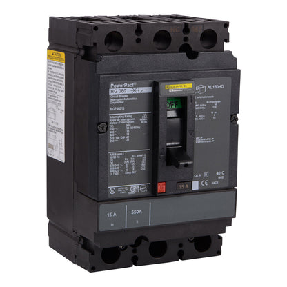 Square D HGP36080 Circuit Breaker | 600V 80A 3P 35kA@480V Bolt-On Powerpact