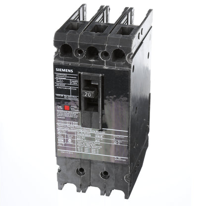 Siemens HHED63B020L Circuit Breaker | Sentron Series HHED 600V 20A
