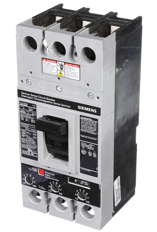 Siemens HHFXD63B175 Molded Case Circuit Breaker | 600V 175A 3P 100kA@480V Bolt-On Sentron Series