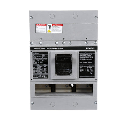 Siemens HHJD63F400 Molded Case Circuit Breaker | 600V 400A 3P 100kA@480V Bolt-On Sentron Series