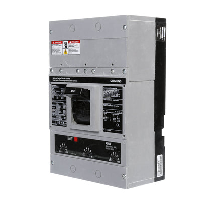 Siemens HHLXD63B450 Molded Case Circuit Breaker | 600V 450A 3P 100kA@480V Bolt-On Sentron Series
