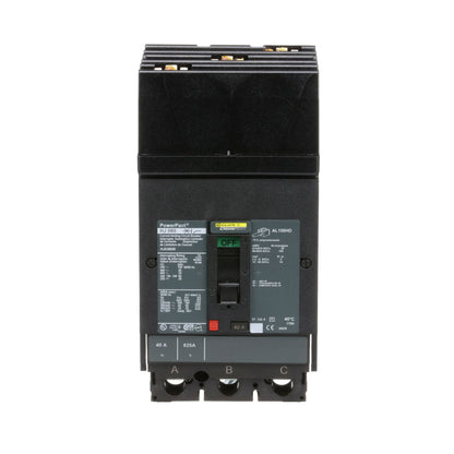 Square D HJA36040 Circuit Breaker | 600V 40A 3P 65kA@480V I-Line Style Plug-In Powerpact