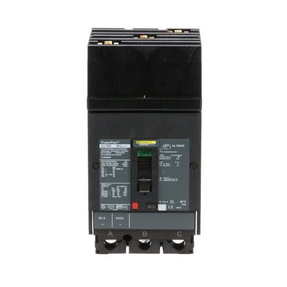 Square D HJA36040 Circuit Breaker | 600V 40A 3P 65kA@480V I-Line Style Plug-In Powerpact