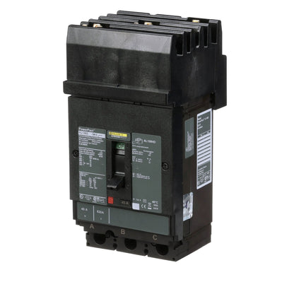 Square D HJA36045 Circuit Breaker | 600V 45A 3P 65kA@480V I-Line Plug-In Powerpact