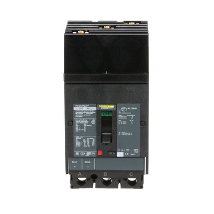 Square D HJA36050 Circuit Breaker | 600V 50A 3P 65kA@480V I-Line Style Plug-In Powerpact
