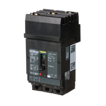 Square D HJA36050 Circuit Breaker | 600V 50A 3P 65kA@480V I-Line Style Plug-In Powerpact