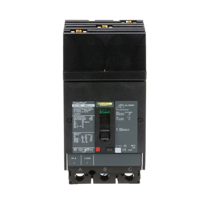 Square D HJA36070 Circuit Breaker | 600V 70A 3P 65kA@480V I-Line Style Plug-In Powerpact