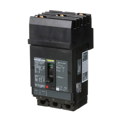 Square D HJA36070 Circuit Breaker | 600V 70A 3P 65kA@480V I-Line Style Plug-In Powerpact