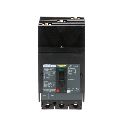 Square D HJA36100 Circuit Breaker | 600V 100A 3P 65kA@480V I-Line Style Plug-In Powerpact