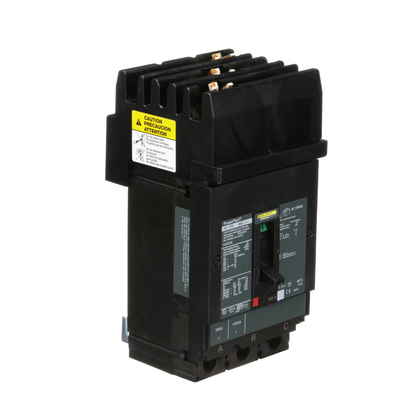 Square D HJA36100 Circuit Breaker | 600V 100A 3P 65kA@480V I-Line Style Plug-In Powerpact