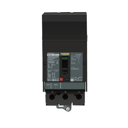 Square D HJA36100 Circuit Breaker | 600V 100A 3P 65kA@480V I-Line Style Plug-In Powerpact