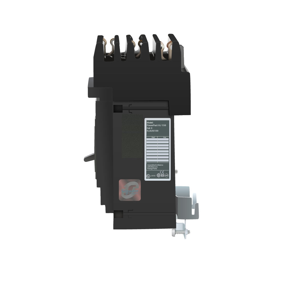 Square D HJA36100 Circuit Breaker | 600V 100A 3P 65kA@480V I-Line Style Plug-In Powerpact