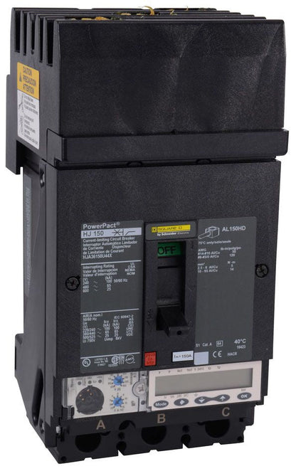 HJA36150U44X - Square D I-Line Style Plug-In 150 Amp 3 Pole Circuit Breaker - Essential Electric Supply