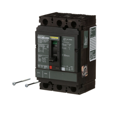 Square D HJL36020 Circuit Breaker | 600V 20A 3P 65kA@480V Feed-Thru Powerpact