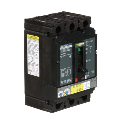 Square D HJL36030M71 Circuit Breaker | 600V 30A 3P 65kA@480V Feed-Thru Powerpact