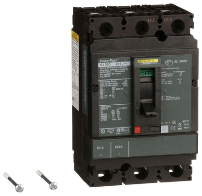 HJL36050 - Square D/ Schneider Electric Feed-Thru 50 Amp 3 Pole Circuit Breaker - Essential Electric Supply