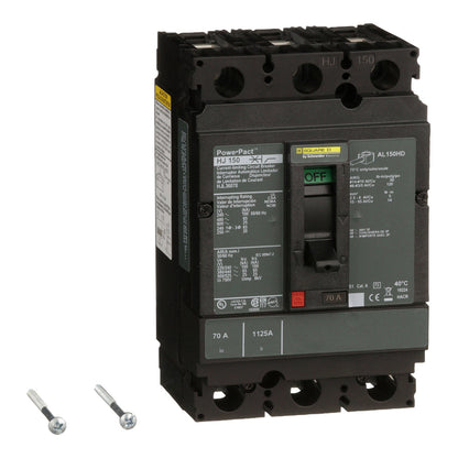 Square D HJL36070 Circuit Breaker | Powerpact HJL 600V 70A