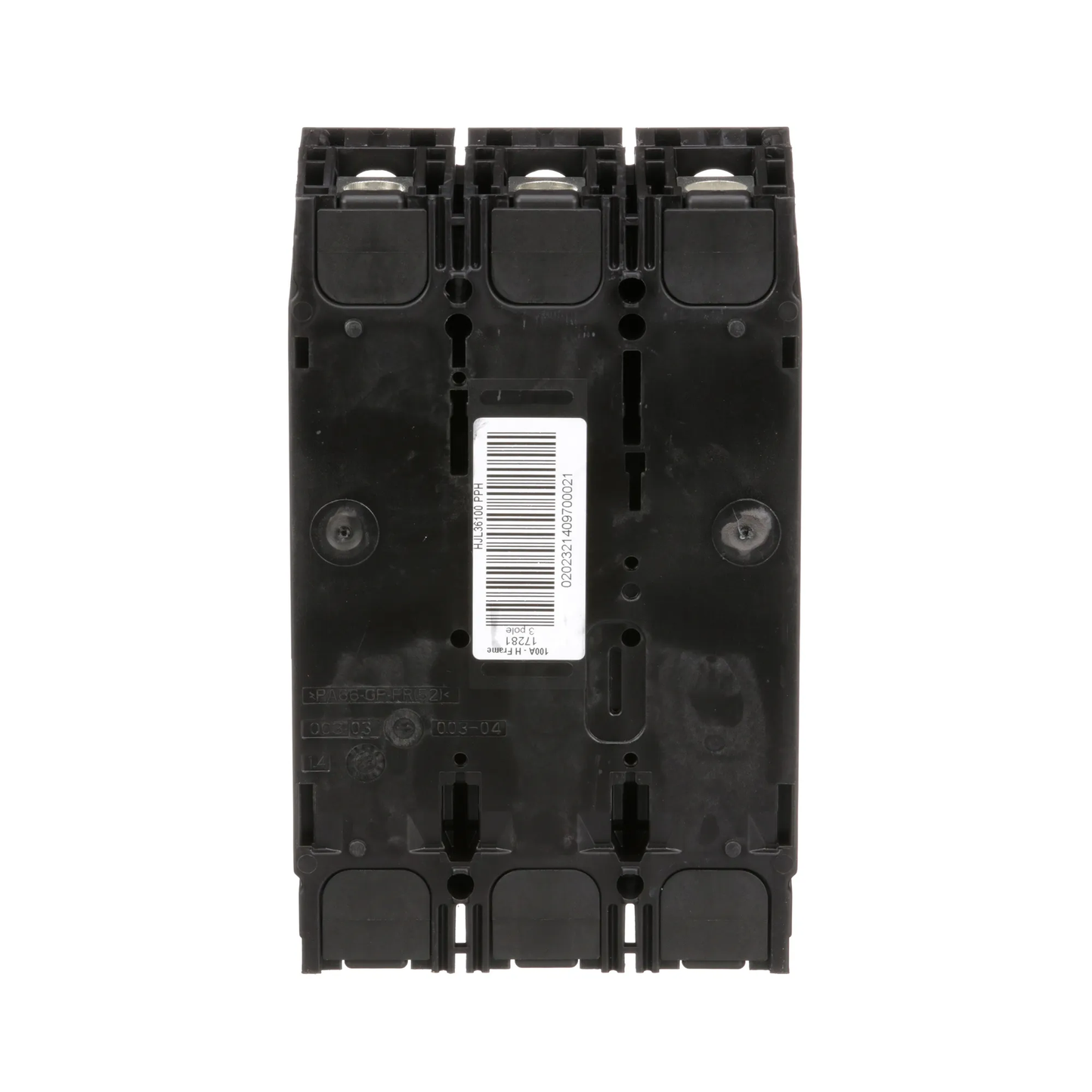 Square D HJL36100 Circuit Breaker | 600V 100A 3P 65kA@480V Feed-Thru Powerpact