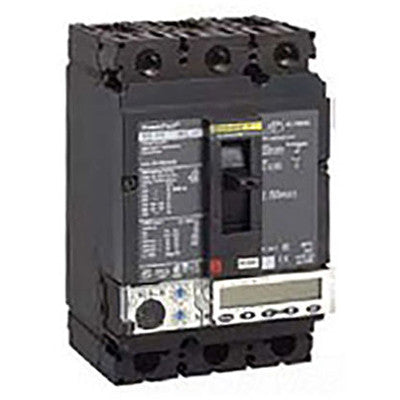 Square D HJL36100U33X Circuit Breaker | 600V 100A 3P 65kA@480V Feed-Thru Powerpact
