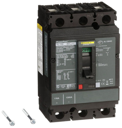 HJL36110 - Schneider Electric/ Square D Feed-Thru 110 Amp 3 Pole Circuit Breaker - Essential Electric Supply