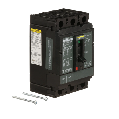 Square D HJL36150 Circuit Breaker | 600V 150A 3P 65kA@480V Feed-Thru Powerpact