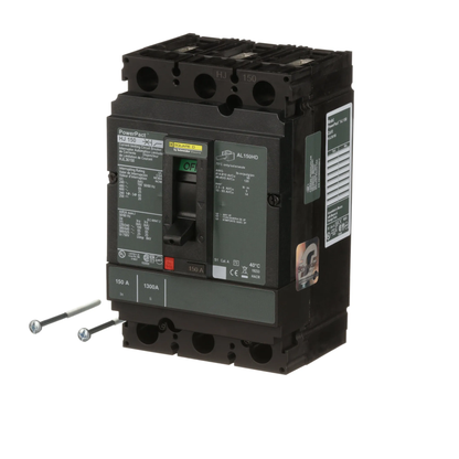 Square D HJL36150 Circuit Breaker | 600V 150A 3P 65kA@480V Feed-Thru Powerpact