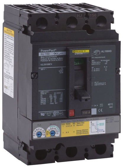 HJL36150M74 - Square D/ Schneider Electric Feed-Thru 150 Amp 3 Pole Circuit Breaker - Essential Electric Supply