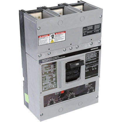Siemens HJXD63B250 Molded Case Circuit Breaker | 600V 250A 3P 65kA@480V Bolt-On Sentron Series