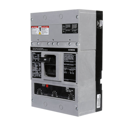 Siemens HJXD63B300 Circuit Breaker | 600V 300A 3P 65kA@480V Bolt-On Sentron Series