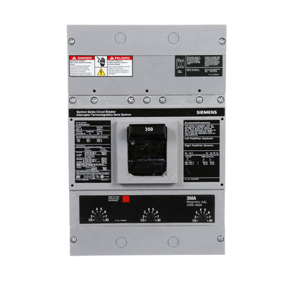 Siemens HJXD63B350 Molded Case Circuit Breaker | 600V 350A 3P 65kA@480V Bolt-On Sentron Series