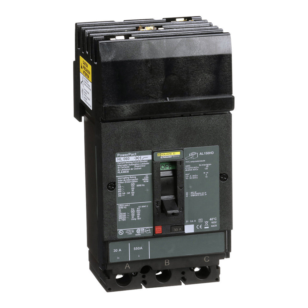 Square D HLA36030 Circuit Breaker | Powerpact HLA 600V 30A