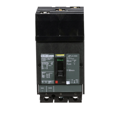 Square D HLA36100 Circuit Breaker | 600V 100A 3P 100kA@480V I-Line Plug-In Powerpact