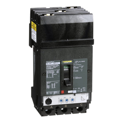 Square D HLA36100U33X Circuit Breaker | 600V 100A 3P 100kA@480V Feed-Thru