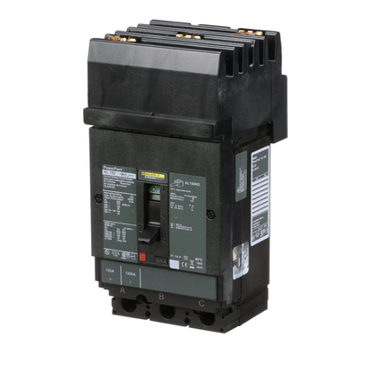 Square D HLA36125 Circuit Breaker | 600V 125A 3P 100kA@480V I-Line Plug-In Powerpact HLA