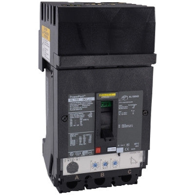 Square D HLA36150U31X Circuit Breaker | 600V 150A 3P 100kA@480V I-Line Style Plug-In Powerpact