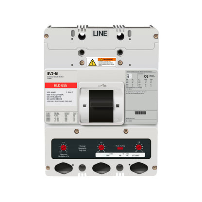 Cutler Hammer HLD3300Y Circuit Breaker | 600V 300A 3P 65kA@480V Bolt-On Series C